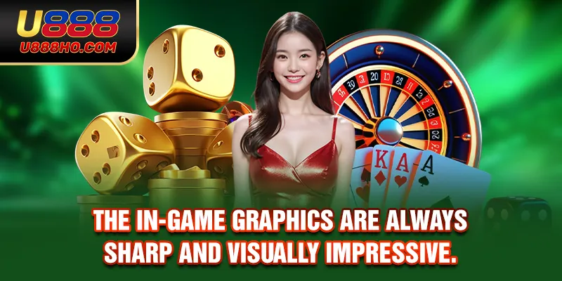 The in-game graphics are always sharp and visually impressive.