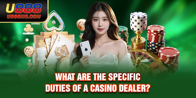 Learn the main duties a dealer performs in casino games